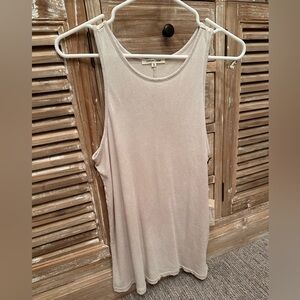 NWT Cotton Citizen Marbella Tank Top in Silver Stone (Size Small)